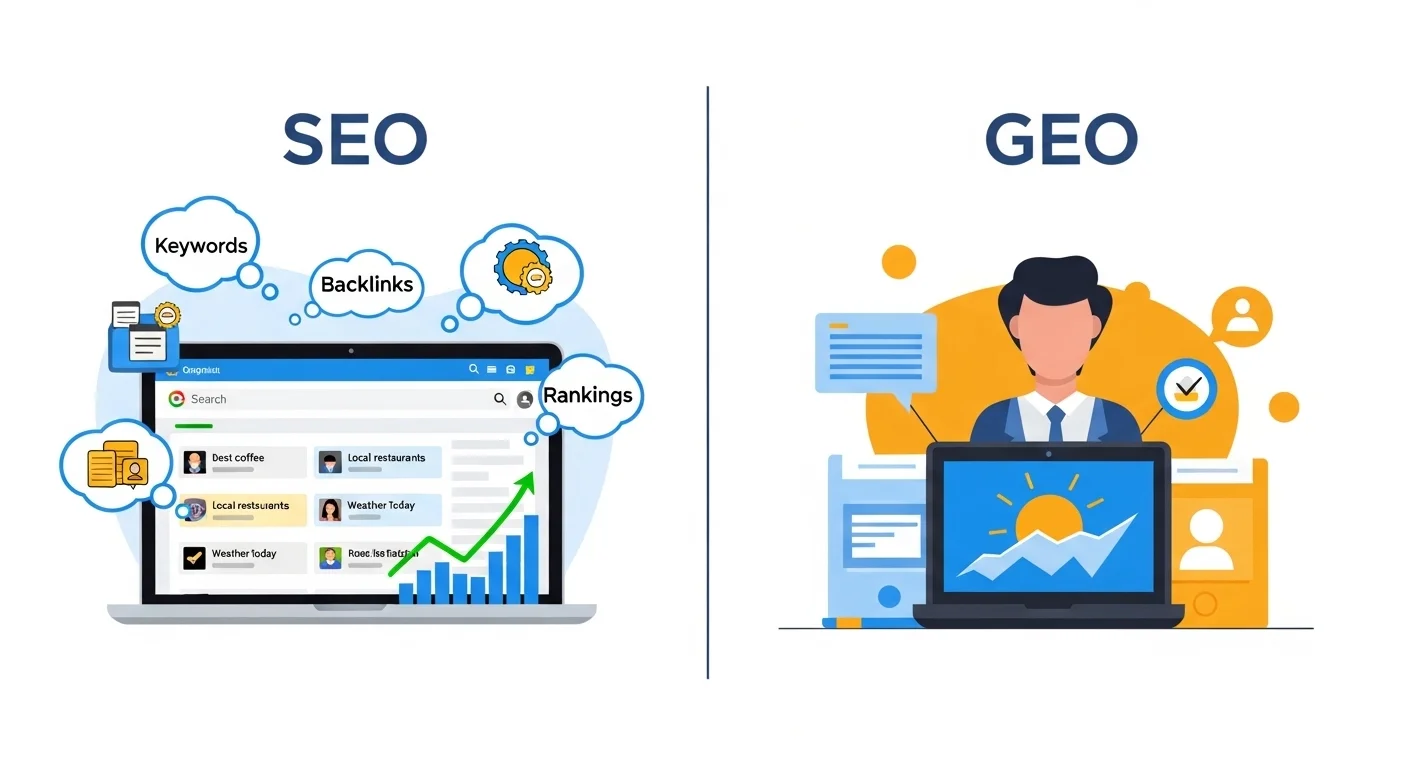 SEO와 GEO의 차이, 그리고 AI 시대의 브랜드 노출법